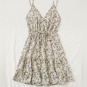 Ditsy Floral Surplice Sundress SHEIN small